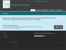 Tablet Screenshot of hatamiyagroup.com